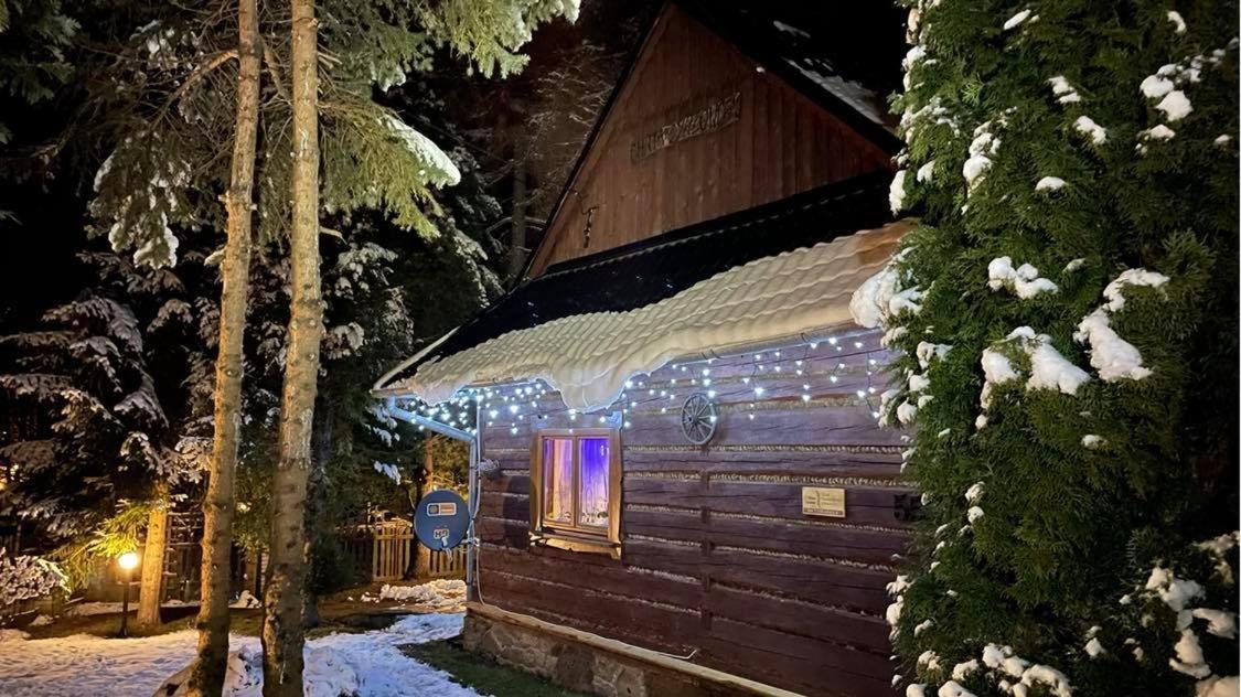 Góralska Czarcia Chata pod Jałowcem Stryszawa Exterior foto