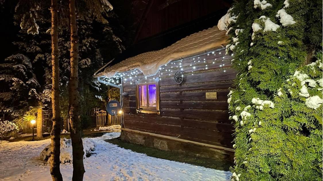 Góralska Czarcia Chata pod Jałowcem Stryszawa Exterior foto